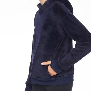 Athleta Deep Blue Girls Hoodie Sz Large (12)